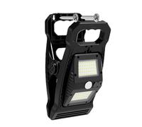 Motion Sensor Outdoor Lights - 360 Degree Rotatable Solar Lights for Fence - IP65 Waterproof Motion Sensor Clip Lamp for Porch Garden Patio Walkway Yard Deck Wall Path