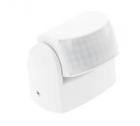 Motion Sensor Outdoor PIR Infrared Black/White 360 Degree Manual Override IP65 (White)