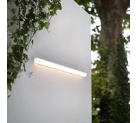 Motion Sensor Outdoor Wall Light - 98W Waterproof LED Fixture, Aluminum Acrylic Design, IP65 Rated, Ideal for Garden, Villa, Bar, 80CM White Neutral Light.