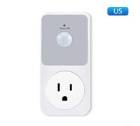 Motion Sensor Socket with PIR Technology Featuring Adjustable Operation Modes and Wide Detection Range, Designed for High Power Capacity of Up to 1200W Ohmic Load (FR)