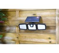 Garden Gear High-Performance Solar-Powered Motion Sensor Security Light 74 LEDs Adjustable Lamp Heads, Remote Control and Weatherproof IP65 Design (1)