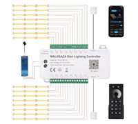Motion Sensor Stair Lights Kit 16 Steps 3000K Bluetooth APP Control | 9 Lighting Modes, Step-by-Step Lighting, Constant Lighting, Motion Sensor, Dimmable COB LED, Home & Villa