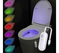 Motion Sensor Toilet Light Auto On/off, Multi-Color, Waterproof For Bathroom