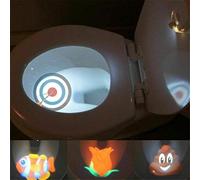 Motion Sensor Toilet Target Toddler Target Potty Training Light - Toilet Light Projection - 4 Different Images - Promotes Independent Learning for Children Boys Standing Urinal