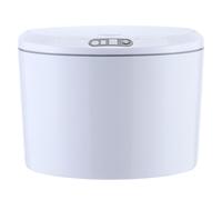 Motion Sensor Trash Can - Open Lid Without Touching Bin Rim, Automatic Smart Hand Activation, 3L Capacity + 19x18.5x15cm Dimensions, USB Rechargeable ABS Electronic Device - For Desktop Waste