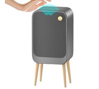 Motion Sensor Trash Can, Wastebasket with Legs, 12x10 Inches Sensor Activated Bin with Decorative Design, Kitchen Living Room Accessory, Trash Can with Durable Build, Waste Bin for Study Bedroom