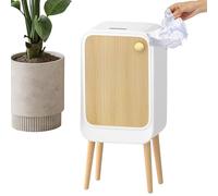 Motion Sensor Trash Can, Wastebasket with Legs, 12x10 Inches Sensor Activated Bin with Decorative Design, Kitchen Living Room Accessory, Trash Can with Durable Build, Waste Bin for Study Bedroom