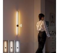 Motion Sensor Wall Lamp, Touch Switch, Magnetic Design, LED Applique Light for Indoor Use, Energy Efficient Decorative Wall Sconce