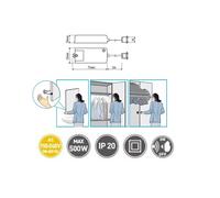 (Motion sensor) Wardrobe Door IR Motion Touch Sensor Switch