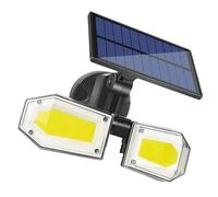 Motion Sensors Light Landscape Lighting Parking Light for Community and Business Use with Multiple Power Option Solar Wall with Motion Sensor