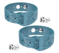 Motion Sickness Bands/Adjustable Acupressure Wristbands/Relief Waterproof Band for Nausea Morning Sickness,Motion Sickness（1Pair-Bule）-Sunflower
