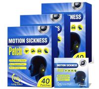 Motion Sickness Patches - 120pcs Nausea Patch Seasick Patches for Cruise Car Train Airplane(Box of 3) Anti-nausea Patch for Behind the Ear, Kids and Adults Motion Sick Patch, Sea Motion Patches