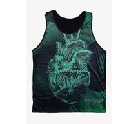 Motionless In White - Annihilate Allover - Tank - green - S - 100% Cotton,100% Polyester,Jersey S