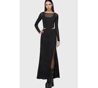 Motionless in White by Killstar Lisbeth Maxi Skirt Maxi Skirt black 3XL