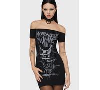 Motionless in White by Killstar Up from Hell Bardot Dress Mini Dress black M