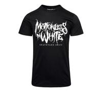 Motionless In White Men's Graveyard Shift T-Shirt in Black | Size: Medium Motionless In White Black M