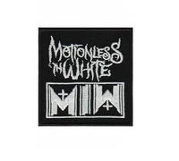Motionless in White Metalcore Patch Badge Embroidered Iron on Applique Patch Accessory