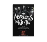 Motionless In White Print Album Cover Signed Limited Poster,Music Cover Posters,Pop Hip Hop Rap Singer Star Music Poster Aesthetic Canvas Wall Art for Girl And Boy Teens Dorm Decor 08x12inch(20x30cm)