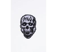 Motionless In White - Screaming Skull Die Cut - Patch - black - Onesize - 100% Polyester Onesize