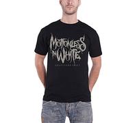 MOTIONLESS IN WHITE T Shirt Graveyard Shift Band Logo Official Mens Black M
