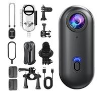 Motiontrail Camera - Nexo25 Camera, Nexo25 Black Smallest High-Res Cam in The World, 1080P/4K Waterproofs Wearable Action Cam, for Sports, Cycling, Diving, Outdoor Exploration (Black-1080P)