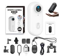Motiontrail - Nexo25 Camera, 2025 New Upgraded Nexo25 Black Camera, Wearable Mini Body with Audio, Hands-Free POV Recording, for Cycling, Diving, Travel, and Outdoor (Whine-4K)