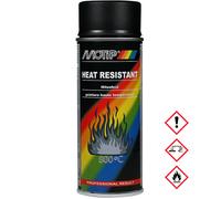 Motip Heat Resistant Black up to 800 Degrees High Temperature Resistant 400ml