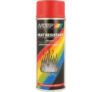 MOTIP HIGH TEMP HEAT RESISTANT SPRAY PAINTS 400ML BLACK BEIGE RED GREY WHITE NEW