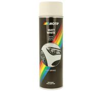 Motip M04002 Aerosol Spray Paint, 500 ml, Matt White