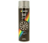 Motip M04007 Wheel Spray Paint, 500 ml Volume, Silver