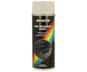 Motip M04039 Heat Resistant Lacquer-Grey-400 ml, Grey, 400 ml