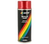 Motip M04045 Motip Metallic Spray Paint - Red - 400 ml