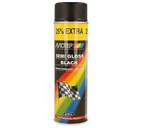 MOTIP-DUPLI MOTIP Black SatinMatt Basic Paint - Spray 500ml, black