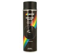 Motip Unisex Adult Motip Rallye Lacquer - Black Satin Gloss, Semi Gloss Black, 500 ml (Pack of 1)