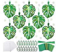 Motipuns 32 Sets Palm Sunday Suncatchers Craft Kits Easter Lent DIY Palm Leaf Tissue Paper VBS Sunday School Crafts Stained Glass Effect Tissue Paper Kit for Religious Christian Holy Week Window Art