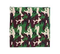 Motique Accessories Camo Extra Large Bandana 27x27 (Dark Brown Green), Dark Brown Green, One size