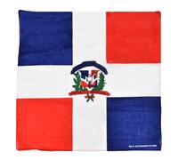 Motique Accessories Large Cotton Bandanas - Country Flags, Dominican Flag, One size