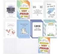 Motiskyy 24 Pack Funny Sobriety Cards with Envelope 4 x 6 Inch AA Sober Anniversary Cards for Women Men Recovery Motivation Gifts