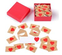 Motiskyy 60 Sets Blank Cards and Envelopes Mini Love Notes for Him Her Romantic Cards for Him Long Distance Relationship Gifts Bulk Tiny Envelopes Love Notes for Him Her