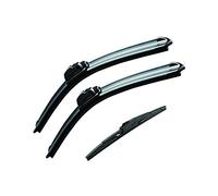 MOTIUM Premium All-Season Windshield Wiper Blades for Honda CR-V 2017-2022, Nissan Pathfinder 2013-2020, Rogue 2015-2024, Infiniti QX60 2014-2020, 2 front and 1 rear (pack of 3)