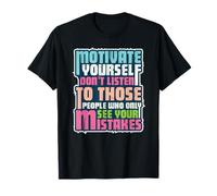 Motivate Yourself Ignore Critics | Vintage Distressed T-Shirt