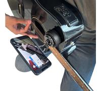 MotivatEM Strum Screen Guitar Phone Mount - Hands-Free Phone Holder with Vacuum Suction for Guitar - Perfect for Watching Tutorials & Tabs - Universal Fit for Guitar Players