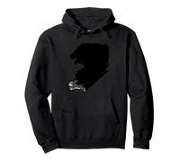 Motivating Cat With A Lion Shadow Pullover Hoodie