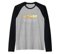 Motivation - 5 Second get Healthy Rule Raglan Baseball Tee