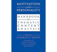 Motivation and Personality: Handbook of Thematic Content Analysis