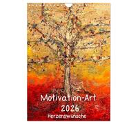 Motivation-Art 2026 UK-Version (Wall Calendar 2026 DIN A4 Portrait), CALVENDO 12 Month Wall Calendar