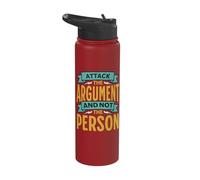 Motivation Debating Seminars Politics Social Media Bullying Stainless Steel Insulated Water Bottle