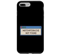 Motivation.Exe Not Found Computer Humor Case for iPhone 7 Plus/8 Plus