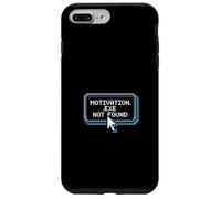 Motivation Exe Not Found Funny Retro Pixel Case for iPhone 7 Plus/8 Plus