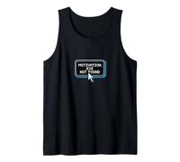 Motivation Exe Not Found Funny Retro Pixel Tank Top